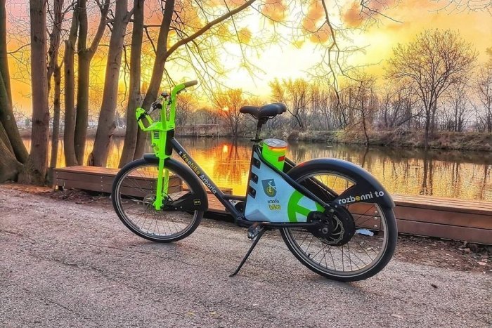 Elektrobicykel Trnavského bikesharingu
